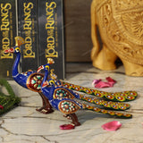 Metal Meenakari Peacock - Set of 3