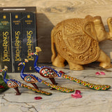 Metal Meenakari Peacock - Set of 3