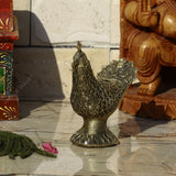 Dhokra Brass Peacock Candle Stand