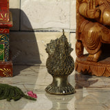 Dhokra Brass Peacock Candle Stand