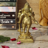 Brass Standing Ganesha Idol