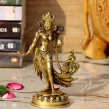 Brass Dancing Apsara Standing Tara Devi