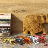 Metal Meenakari Tiger Set