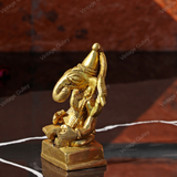 Brass Ganesha with Book