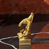 Brass Ganesha with Book