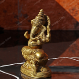 Brass Ganesha on Paoti