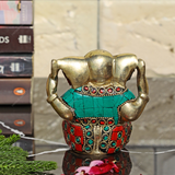 Brass Appu Ganesha Idol Stonework