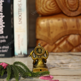 Brass Ganesha with Book