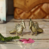 Brass Dhokra Bird - Set of 2
