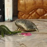 Brass Dhokra Medium Frog