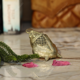 Brass Dhokra Medium Frog