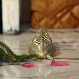 Brass Dhokra Medium Frog