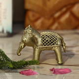 Dhokra Art Elephant Statue