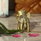 Dhokra Art Elephant Statue