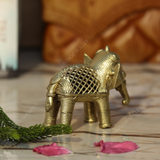 Dhokra Art Elephant Statue
