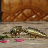 Brass Dhokra Prawn- Set of 2