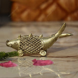 Brass Dhokra Net Fish