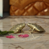 Brass Dhokra Frog - Set of 2