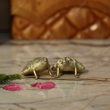 Brass Dhokra Frog - Set of 2