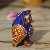 Metal Owl Blue