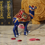 HAND-ENAMELLED IN METAL MEENAKARI Camel - 5 Inches