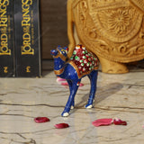 HAND-ENAMELLED IN METAL MEENAKARI Camel - 4 Inches
