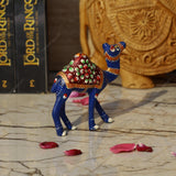HAND-ENAMELLED IN METAL MEENAKARI Camel - 4 Inches