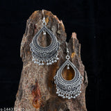 OXIDISED DANGLER EARRING