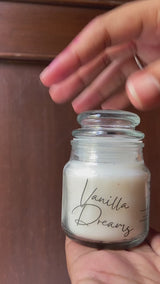 Vanilla Dreams Scented Vegan Soy Wax Candle - 3 Oz