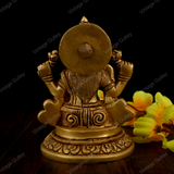 Brass Laxmi Ji Idol for Pooja/Decor