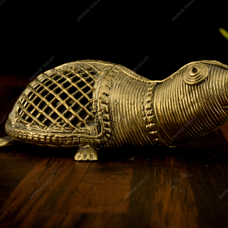 Dhokra Brass Big Tortoise
