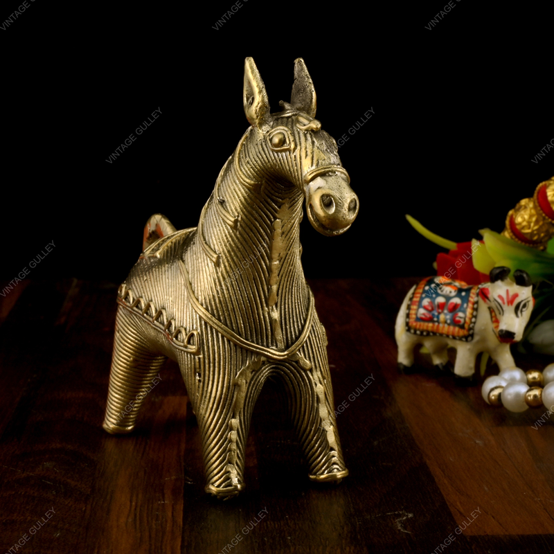 Brass Dhokra Catalog Horse