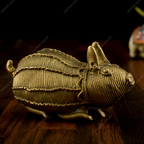 Brass Dhokra Mouse