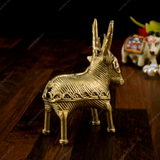 Brass Dhokra Deer Small