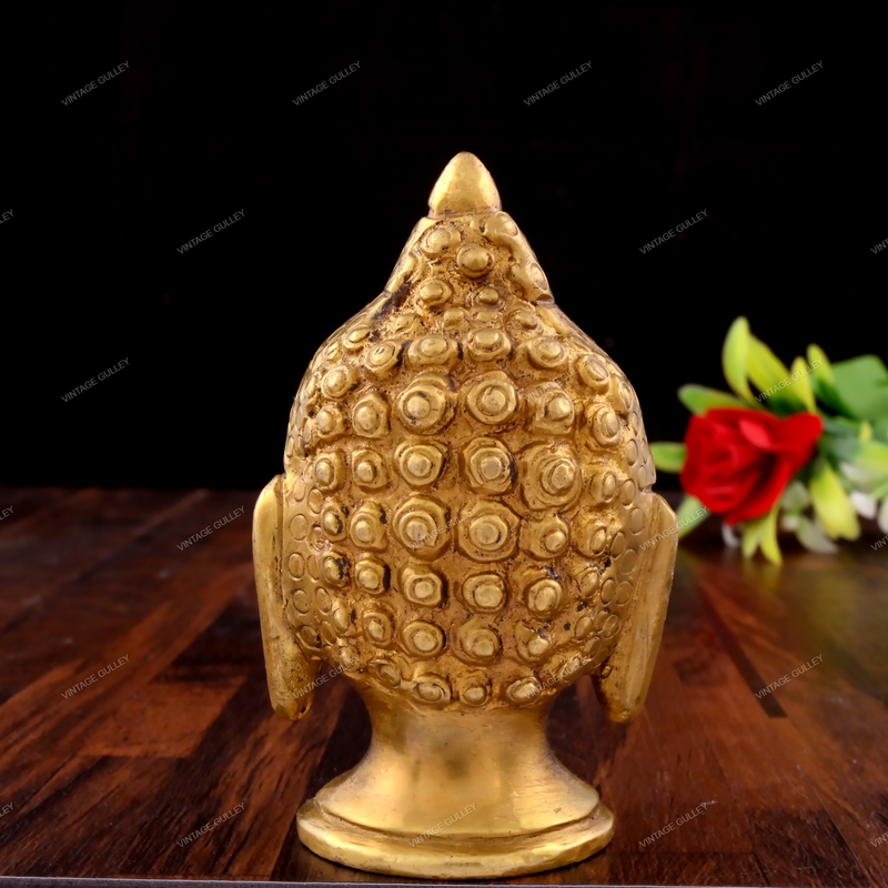Brass Buddha Head - Small