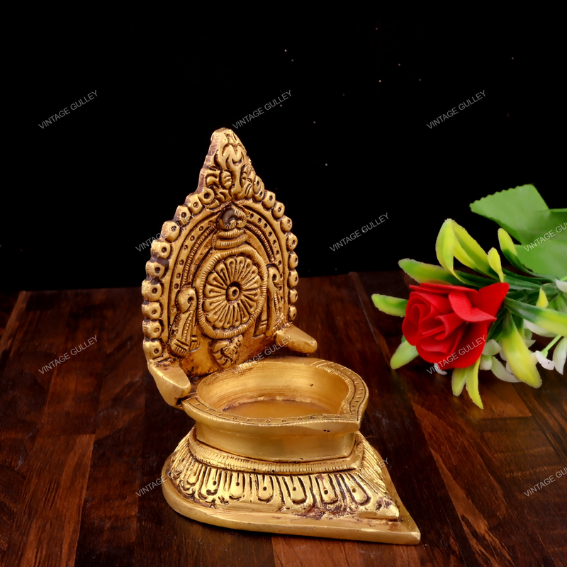 Brass Decorative Diya for Pooja and Home Decor