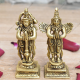 Brass Garuda and Hanuman Idol