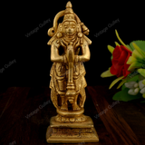 Brass Hanuman for Pooja and Home Decorative - 4 INCHES