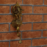 Brass Lord Ganesha Hanging with Bell - Vintage Gulley