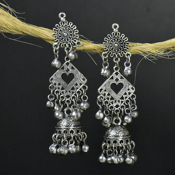 Oxidized Silver Earring - Vintage Gulley
