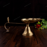 Brass Panch Aarti Diya - Small