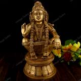 Brass Lord Ayyappan/Ayyappa Swamy Statue/ Idol & Figurine