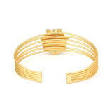 Women's Adjustable Gold Plated Stone Bracelet Kada for Women - Vintage Gulley