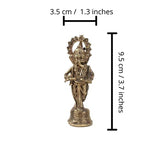 Brass Decorative Car Dashboard Ganesha Idol (Set of 5) - Vintage Gulley