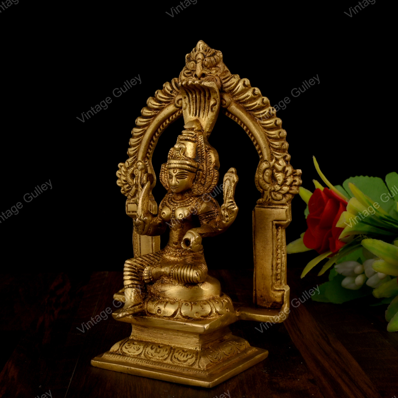 Brass Mansa MATA Idol for Pooja Home Decorative Showpiece