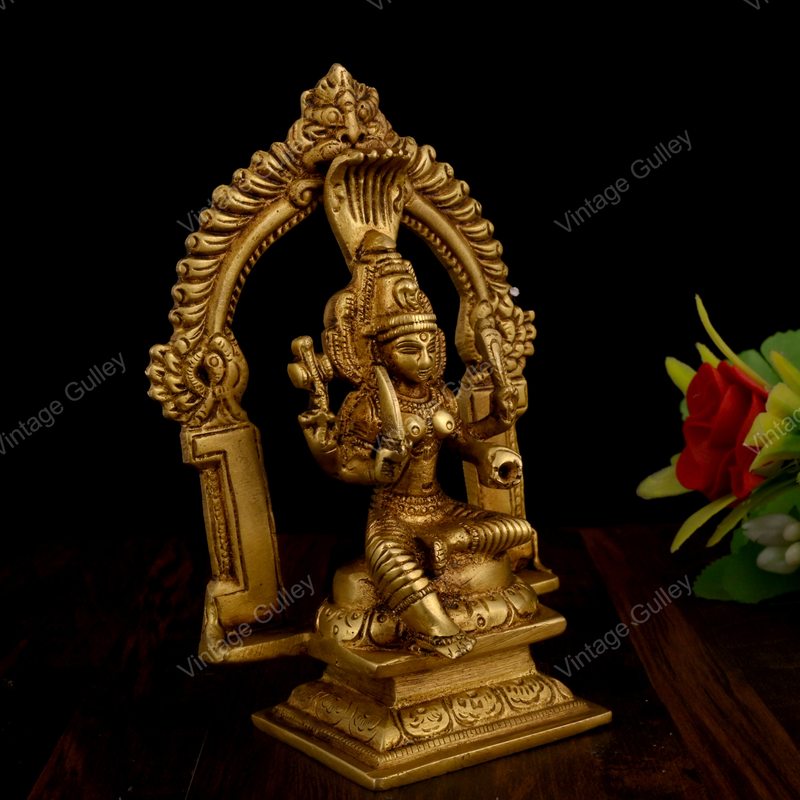 Brass Mansa MATA Idol for Pooja Home Decorative Showpiece