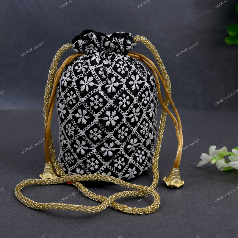 Drawstring Designer Potli Bag for Women