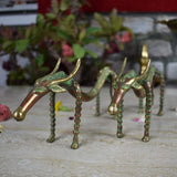 Brass Tribal Antique Deer - Vintage Gulley