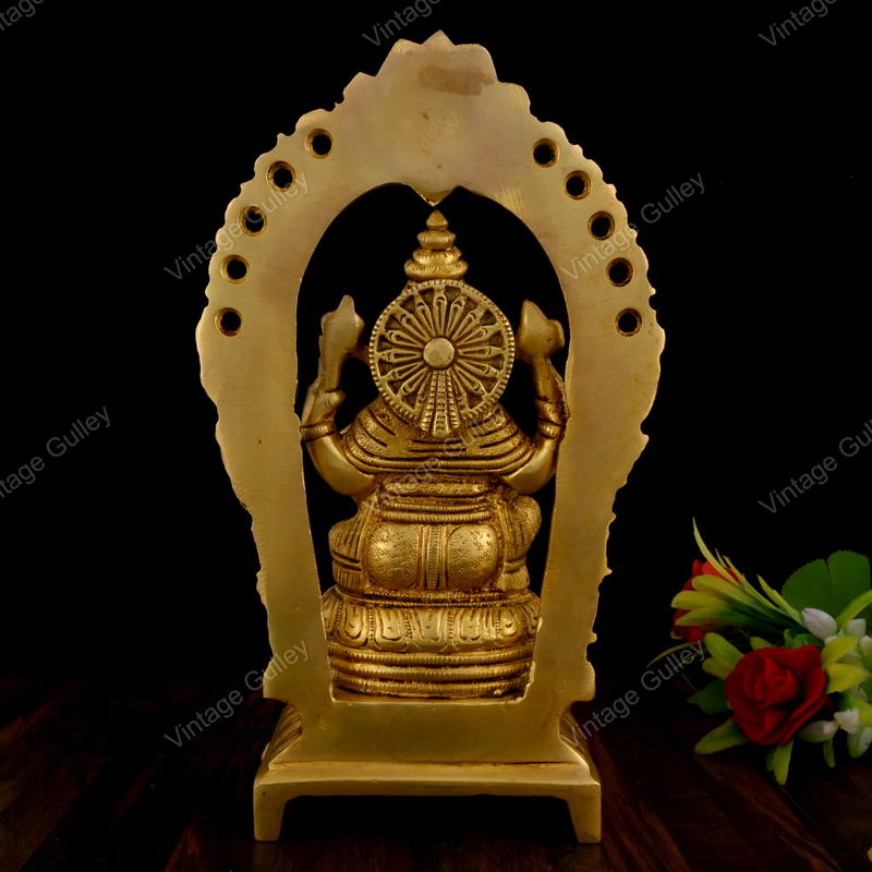 Brass Arch Lord Ganesh Idol