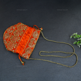 Rajasthani Potli Bag - Orange